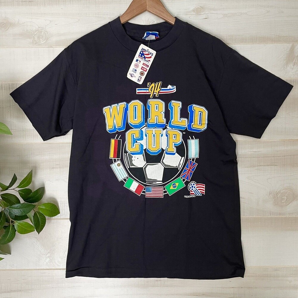 NWT Vintage FIFA World Cup 94’ Soccer 1991 Single Stitch CSA Shirt Deadstock Rar